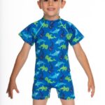 Colorful Shark Boy's Jumpsuit Swimwear