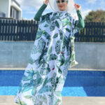 Green Leaves Pareo (Caftan)