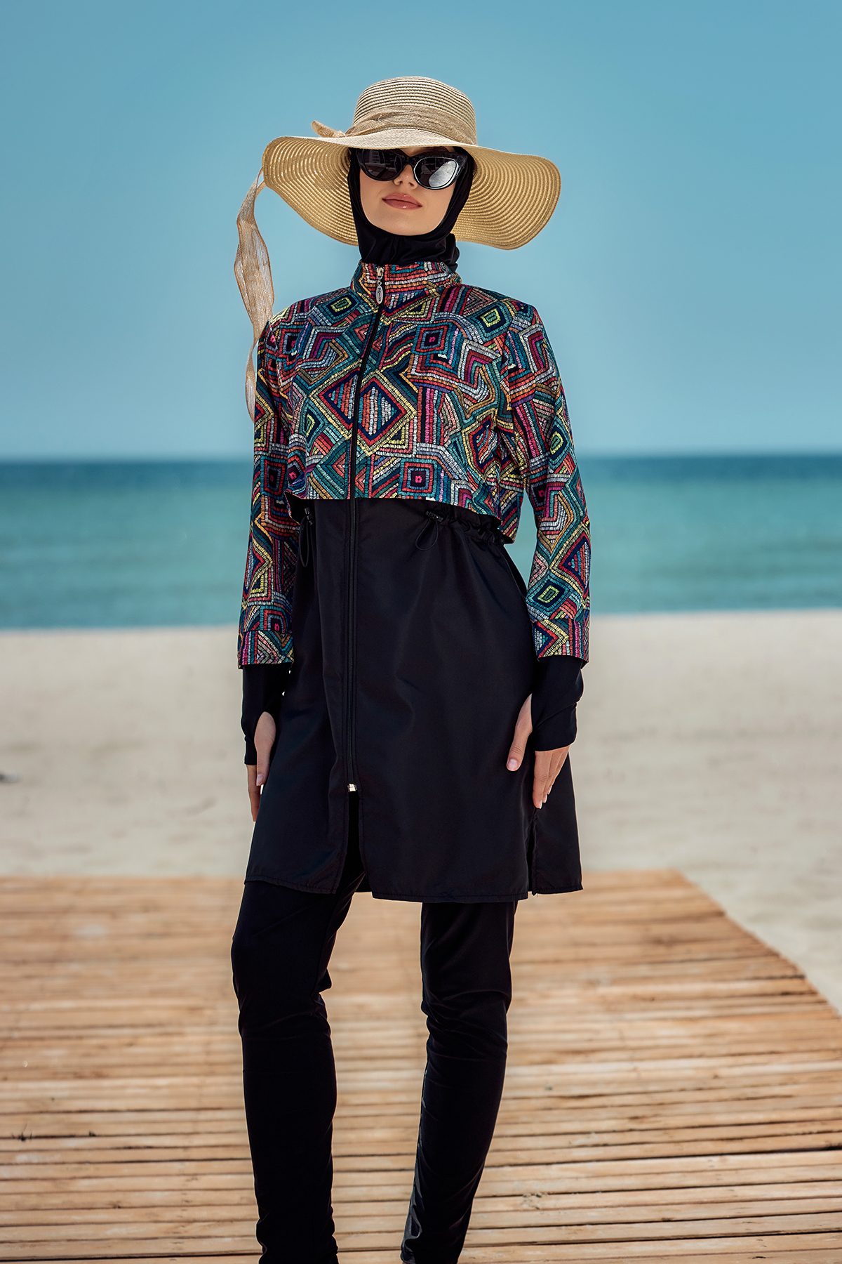 Remsa-HALE-R2502-1.jpg Mosaic Tide Burkini Set - Image 1